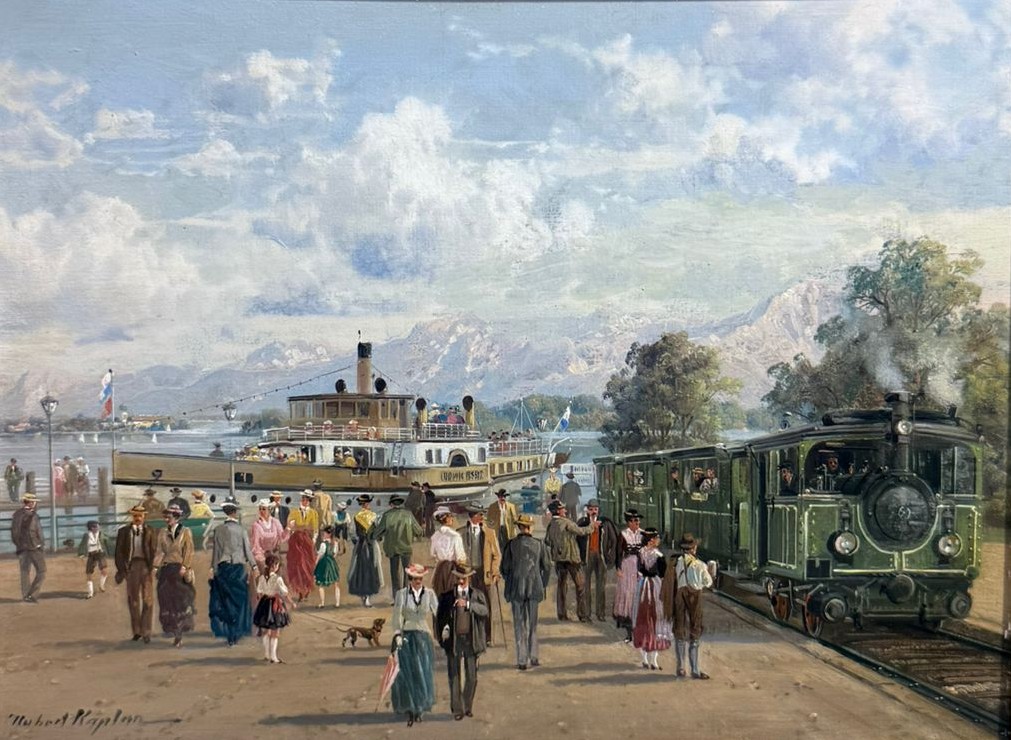 Ankunft am Chiemsee Viktualienmarkt in München